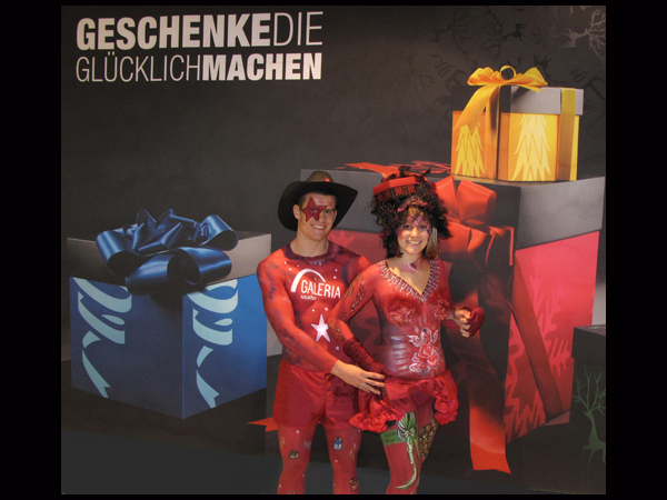 Bodypainting-Service-Werbung-Galeria-Kaufhof