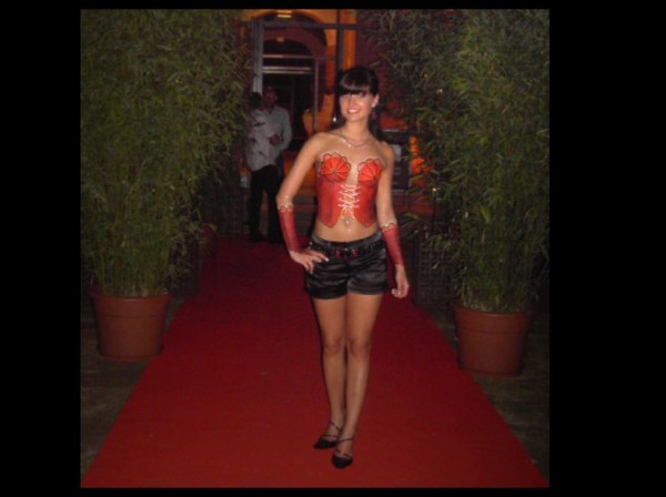 Bodypainting-Empfang-Schloss-Platte-Wiesbaden