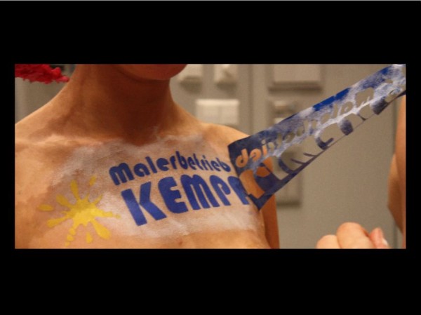 Logo-Werbung-Bodypainting-Schablonen Logo-Werbung-Bodypainting-Schablonen
