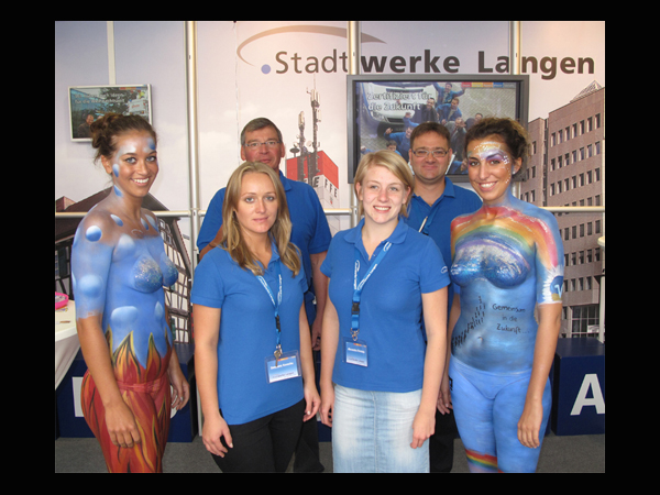 IGEVA Stadtwerke Langen Bodypainting