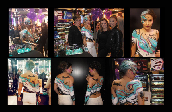 Bodypainting-Douglas-Frankfurt-Zeil Bodypainting-Douglas-Frankfurt-Zeil