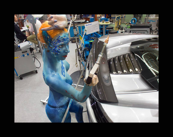 Bodypainting-Automesse Bodypainting-Automesse